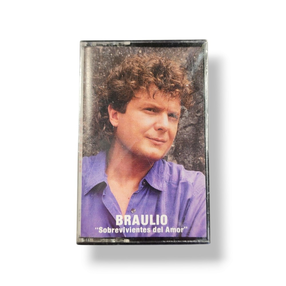 Braulio‎ "Sobrevivientes Del Amor" Vintage 1990 Cassette Tape CBS